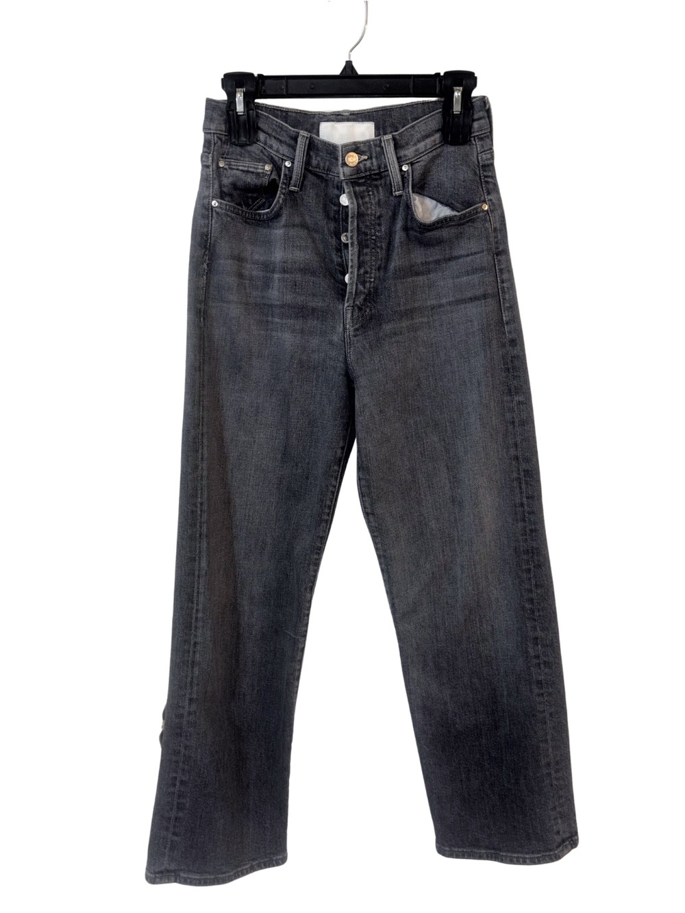 MOTHER Mid Rise Maven Jeans in Grey